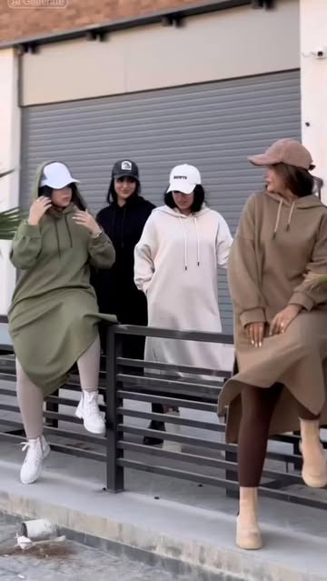 هودی بلند فوتر فری سایز