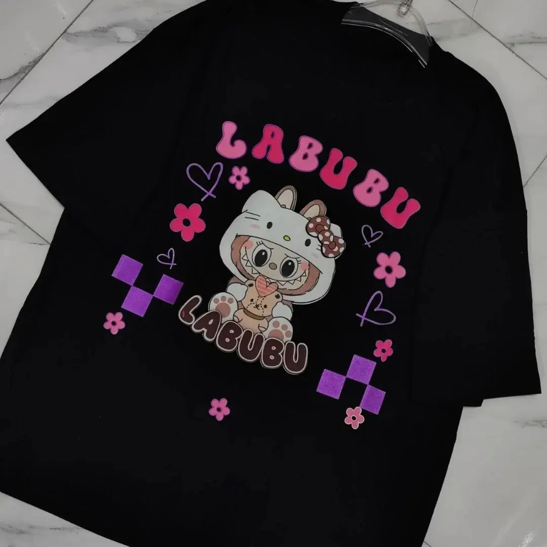 تیشرت لبوبو فری سایز طرح برجسته